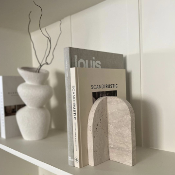 TRAVERTINE BOOKEND