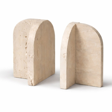 TRAVERTINE BOOKEND