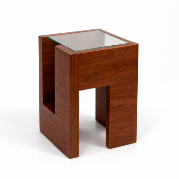 WALNUT SIDE TABLE