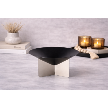 Stand Fruit Compote Black Large