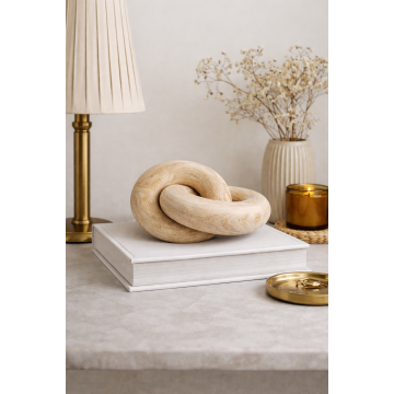 Two-ring buckle ornaments-wood color