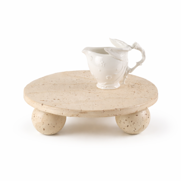 Imitation cave stone pastry plate