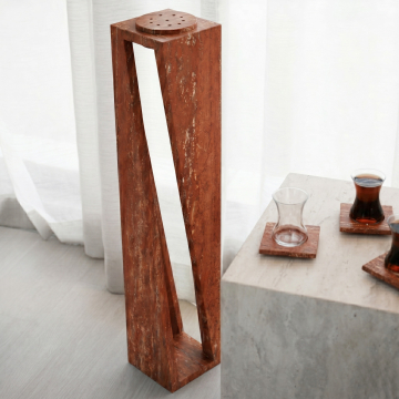 RED TRAVERTINE MUBKHAR