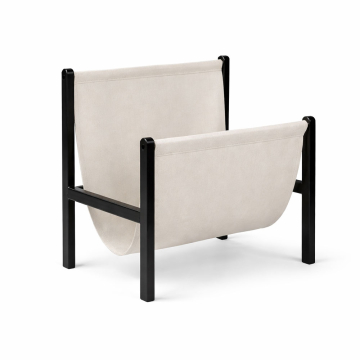 Off-white chair bookshelf