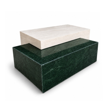 DUAL STONE COFFEE TABLE