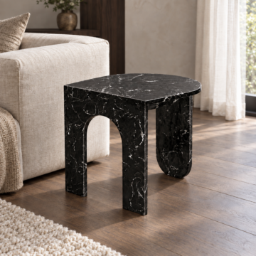 BLACK ARCHI SIDE TABLE