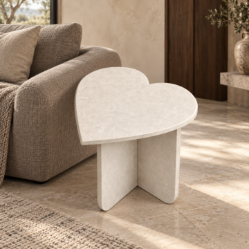 HEART SIDE TABLE