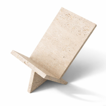 TRAVERTINE BOOKHOLDER