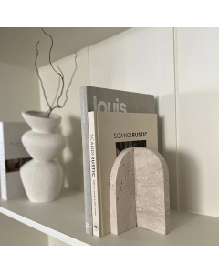 TRAVERTINE BOOKEND